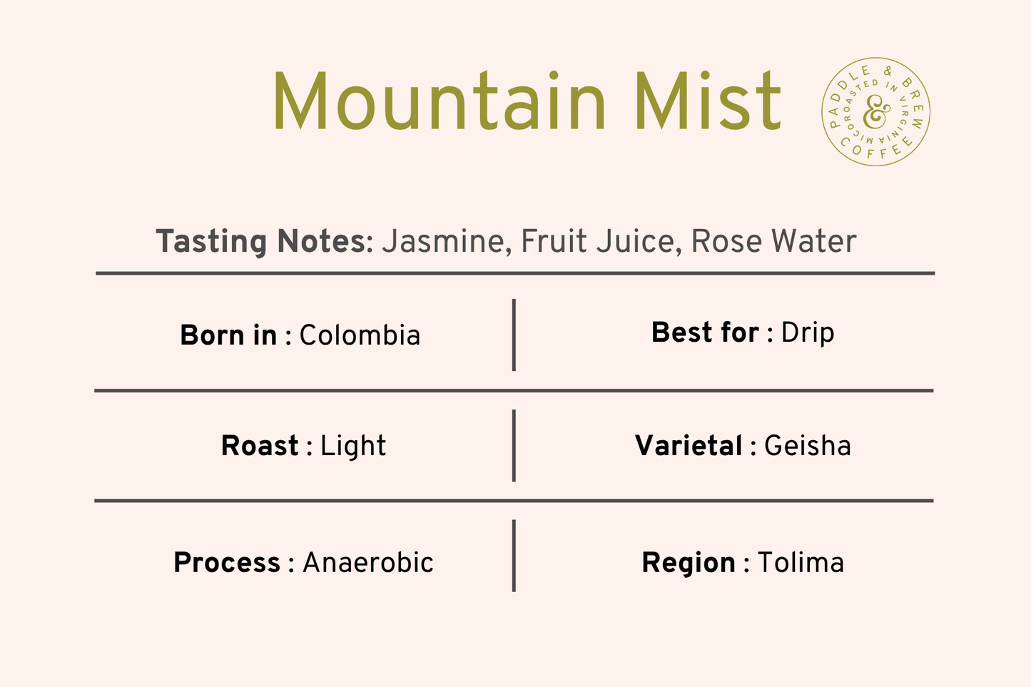 Mountain Mist