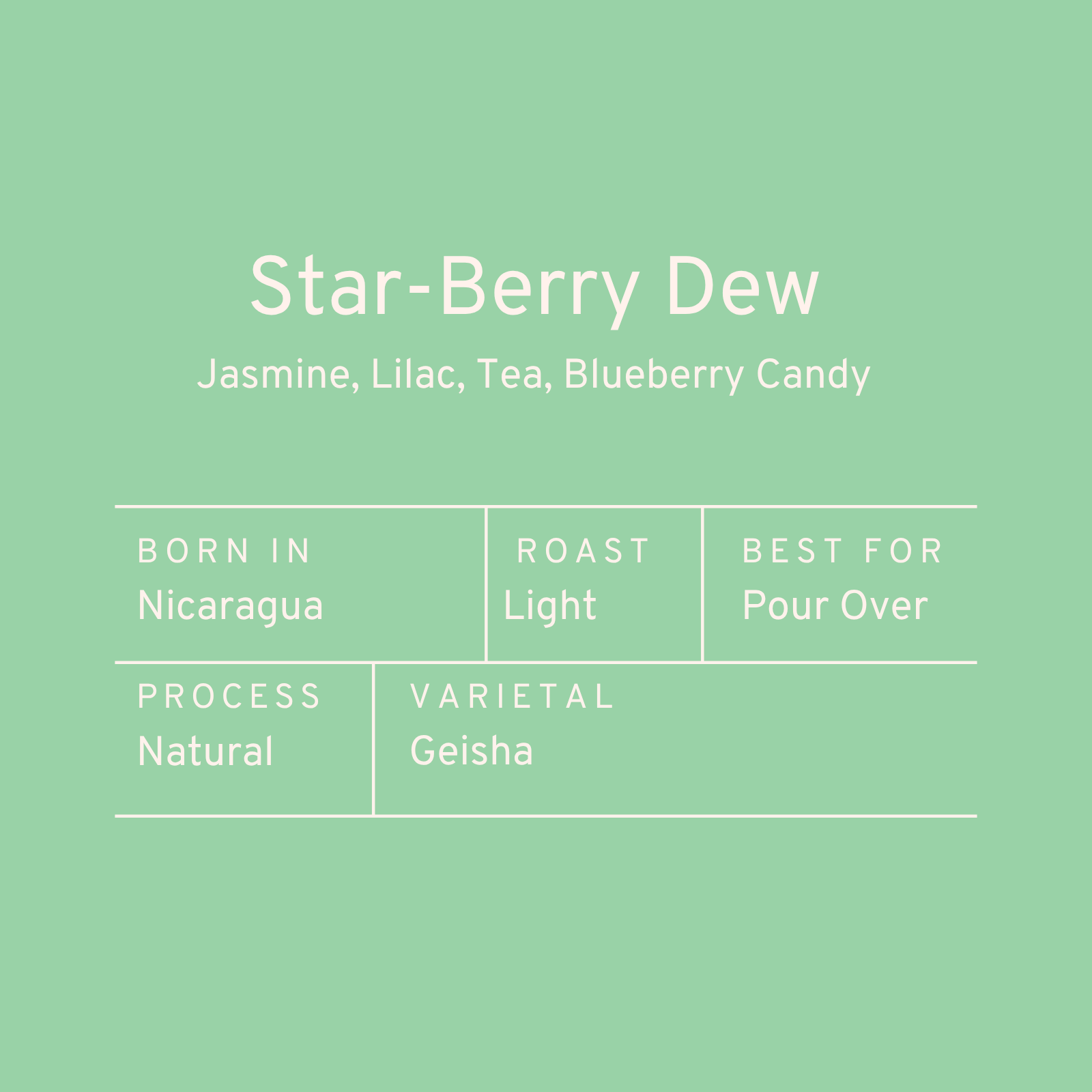 Paddle & Brew Star-Berry Dew (Geisha)