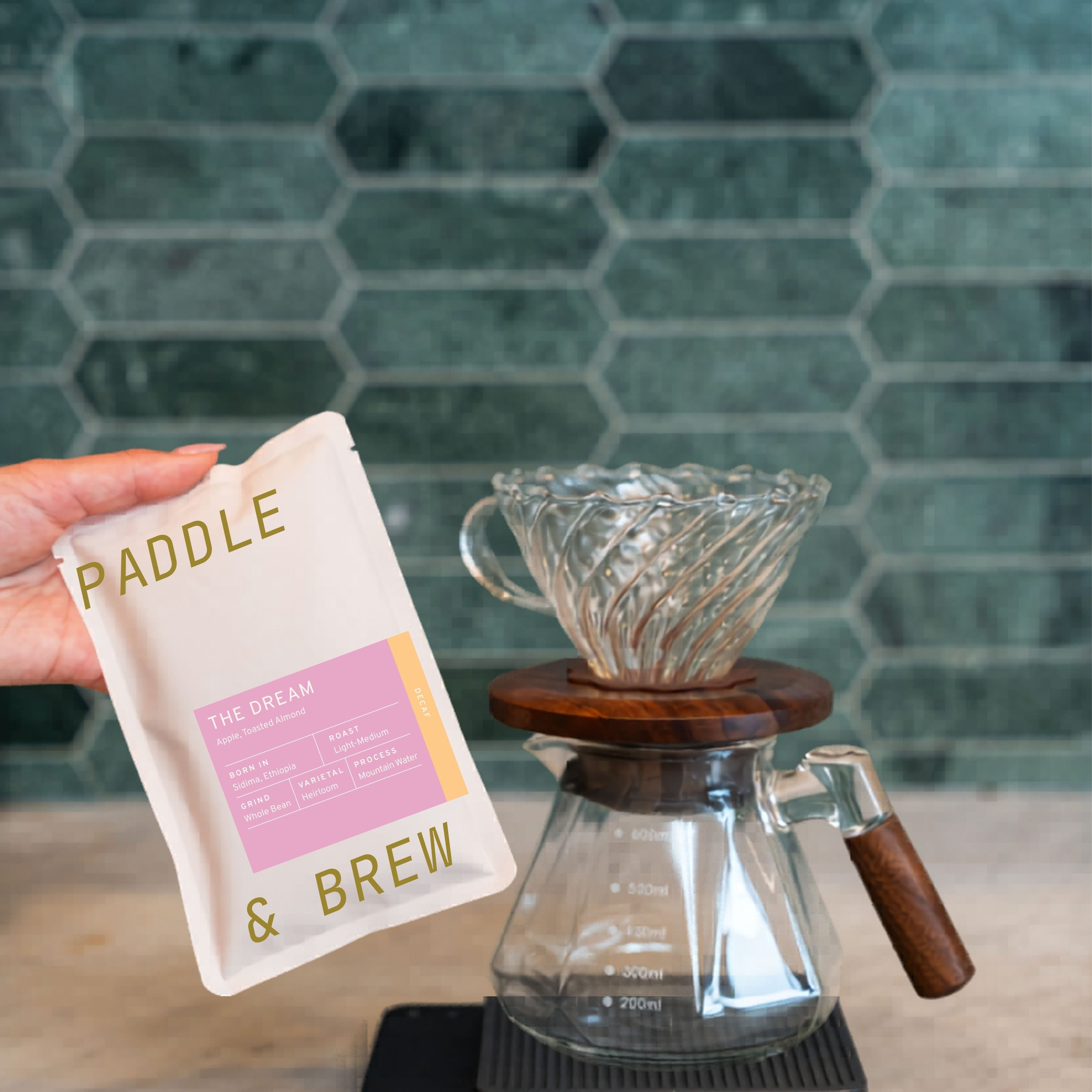 Paddle & Brew 1.76 oz / Whole Bean Dream Decaf